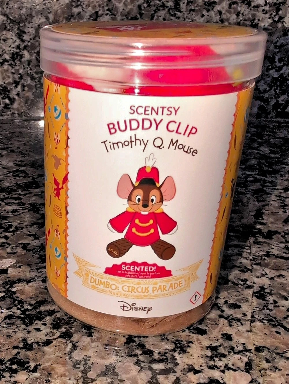 Scentsy Timothy Q. Mouse Disney Buddy Clip Red & Brown